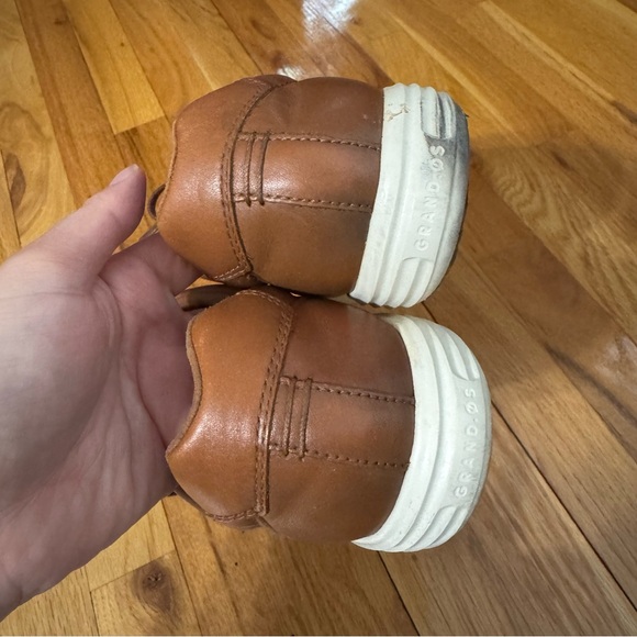Cole Haan GRAND.OS British tan leather casual sneakers (size 10M) - Picture 8 of 11